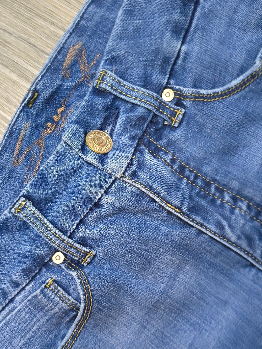 🧵Seven7 Tummy Less High Rise Skinny Woman’s Size 12 Denim Jeans sac951